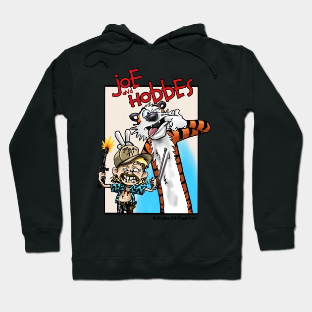 Tigerking and Calvin and Hobbes fan art Hoodie by Nickdancytattoo